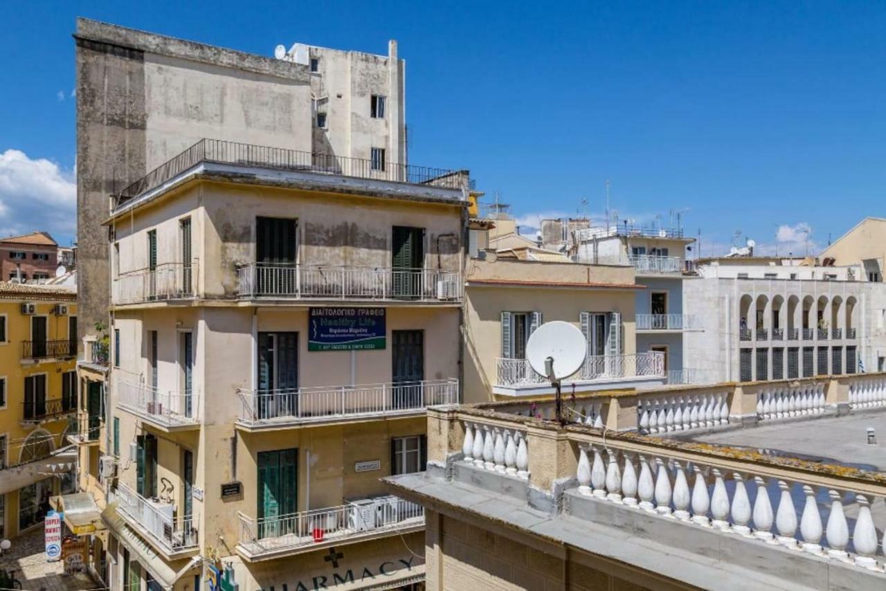 Sidewalk Apartment Corfu (city) Exterior foto
